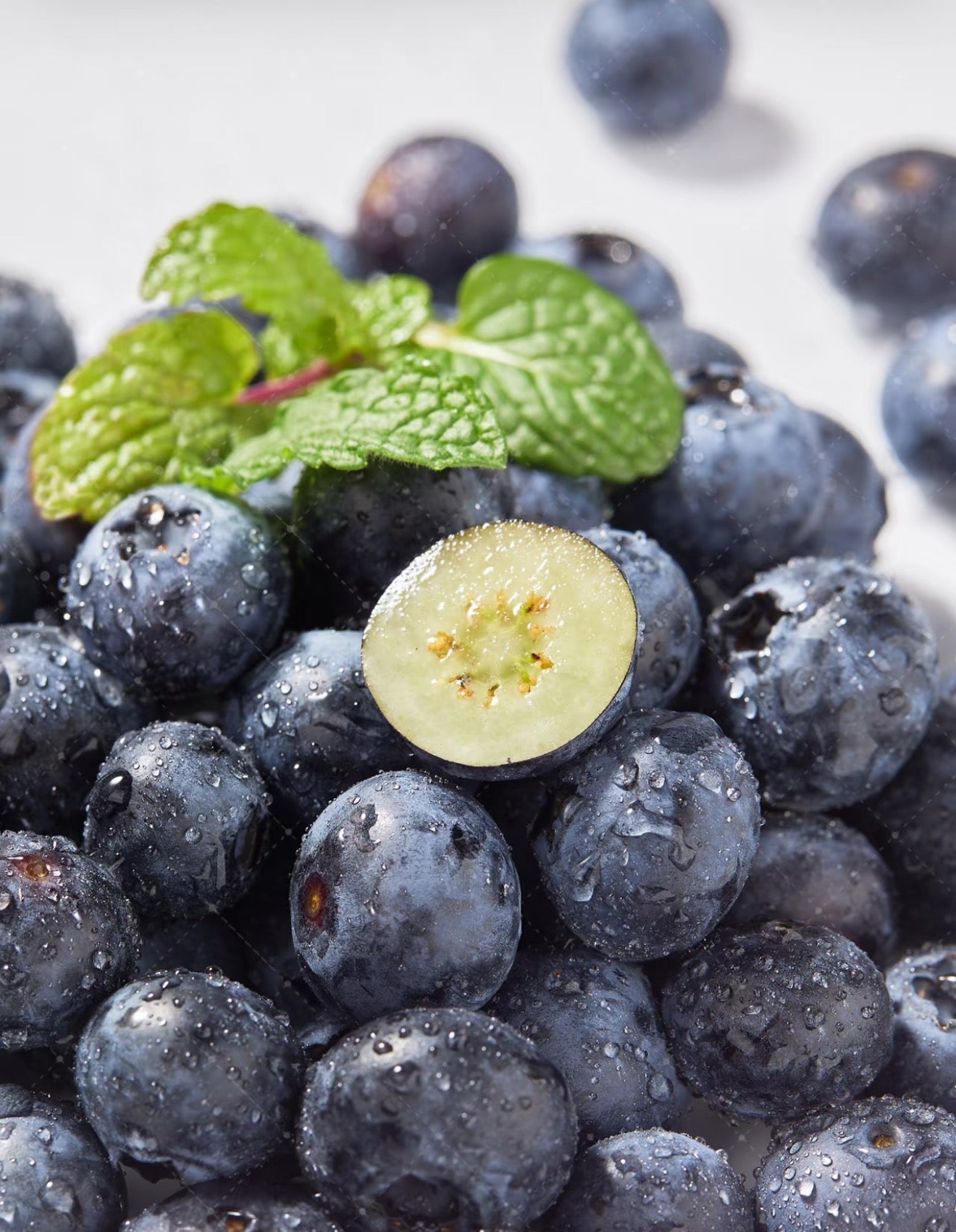 Grape and Blueberry Slushi